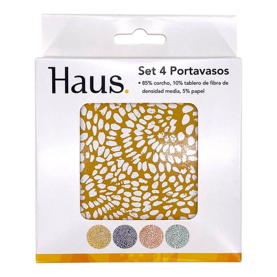 Set Posavasos De 4 Piezas Haus