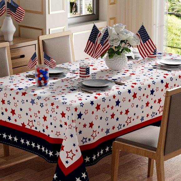 Mantel XCHI Estrellas Patrióticas 152x213 cm Lavable