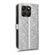 thumbnail image 5 of Funda Cartera Lunares Motorola Moto G77 con Tarjetero, Correa y Soporte Plata, 5 of 6