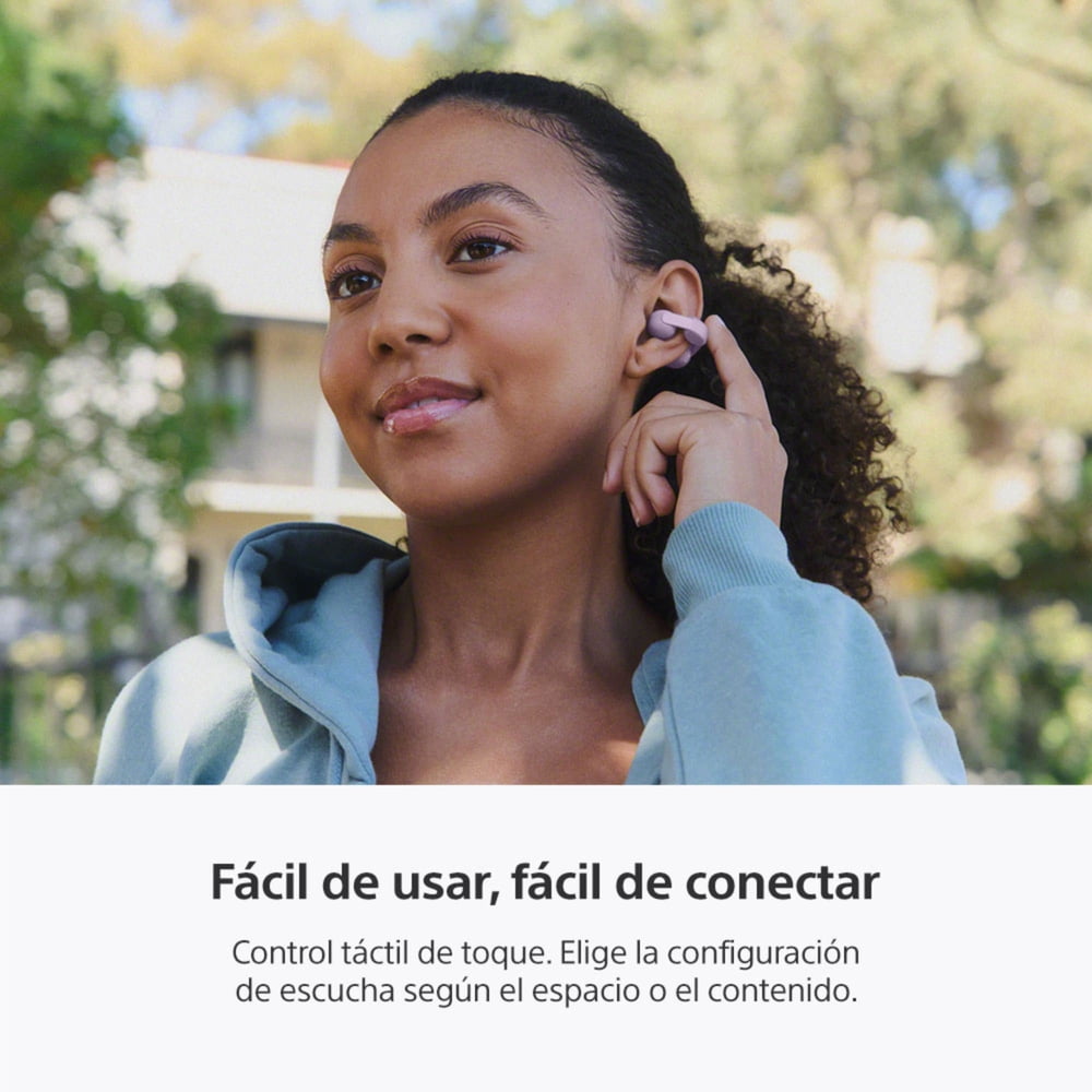 Sony LinkBuds Clip WF-LC900 Violeta, foto 5