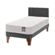 thumbnail image 1 of Cama Europea 1,5 Plaza Luna + Respaldo Tubular + Patas Plastico Color Caoba, 1 of 7