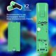 thumbnail image 3 of Control remoto Yosikr para Wii U, paquete de 4 con funda de silicona, 3 of 8
