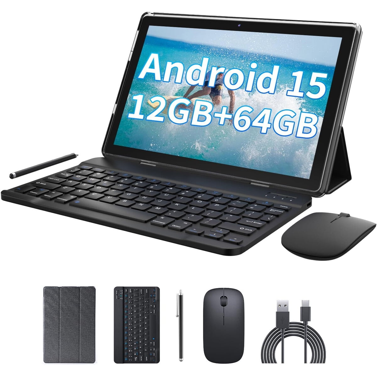 Wuiuhou - Tablet 10 1 Android 15 12gb 64gb 2 En 1