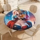 thumbnail image 4 of Harley Quinn theme Fitted Round Tablecloths Elastic Edged Table Covers Waterproof Table Cloth For Kitchen Holiday Party Tables Decor 150cm, 4 of 6