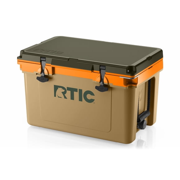 Cooler RTIC, ultraligero, portátil, con aislamiento duro, 32 cuartos de galón