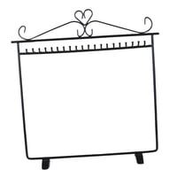 Magideal - Estante De Exhibición Almacenamiento 20 Ganchos Soporte Brazaletes Organizador Artesanía Muestra Colgador De Mesa Relojes Organización Anillo Negro