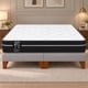thumbnail image 1 of Base de Cama de 2 Plazas + Colchon Mery Desing 1 Pilow - Gris Claro, 1 of 7
