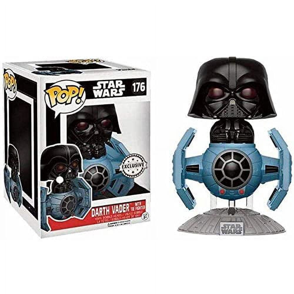 Figura De Acción Funko Star Wars Tie Fighter Con Darth Vader