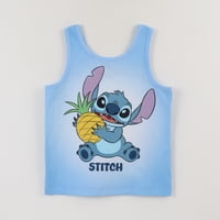 Polera Sin Manga Niña Azul Lilo & Stitch Disney