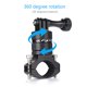 thumbnail image 2 of Soporte de manillar para GoPro Hero 12-4 Session AKASO Campark, 2 of 7
