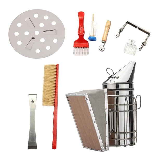 Juego de herramientas de 8 piezas, juego de herramientas, juego de colmenas de s de madera, suministros para principiantes, para patio trasero