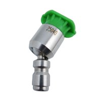 Magideal - Puntas De Lavadora A Presión 1/4 Accesorios De Lavado De Autos Multifunción De Conexión Rápida Pulverizador De Alta Presión Para Canalones Limpieza De 25 Grados