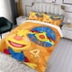 thumbnail image 3 of Dibujos Tobee Conjunto de sábanas temático, trío de piezas, cómodo y amigable con la piel, diseño único, regalo de decoración para el hogar para familiares, amigos y fans, 90 cm * 190 cm, 3 of 6