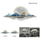 thumbnail image 1 of Cuadro paisaje con luces LED - 150 x 55 cm, 1 of 5