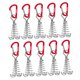 thumbnail image 1 of 10 Clavijas De Anclaje Para Cubierta, Clavos Para Tienda De Campa?a De Acero Inoxidable Con Mosquetones, Color Rojo, 1 of 5