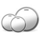 thumbnail image 1 of Paquete Drum Heads Evans EC2S Clear Rock (25,4, 30,48, 40,64) cm, 1 of 7