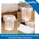 thumbnail image 4 of Bolsas para botes de basura Hommaly, de 4,5 a 6 litros, 1,2 galones, 300 unidades, transparentes, 4 of 7