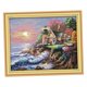 thumbnail image 4 of Kit de punto de cruz estampado Seaside faro patrones para principiantes 44 × 36 cm, 4 of 5