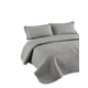 thumbnail image 2 of Cubrecama Quilt De Verano Con Colores Lisos King Gris, 2 of 4