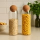 thumbnail image 3 of Set 2 Botellas Frascos Contenedor 1500ml Vidrio 25cm Tapa, 3 of 3