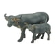 thumbnail image 5 of Estatuilla De Búfalo En Miniatura, Estatua De Búfalo Artesanal Para Oficina, Pasillo, Mesa, 2 Uds., 5 of 5