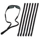 thumbnail image 1 of Correa para gafas SHINKODA de nailon negro y elastano para hombre y mujer, 1 of 5