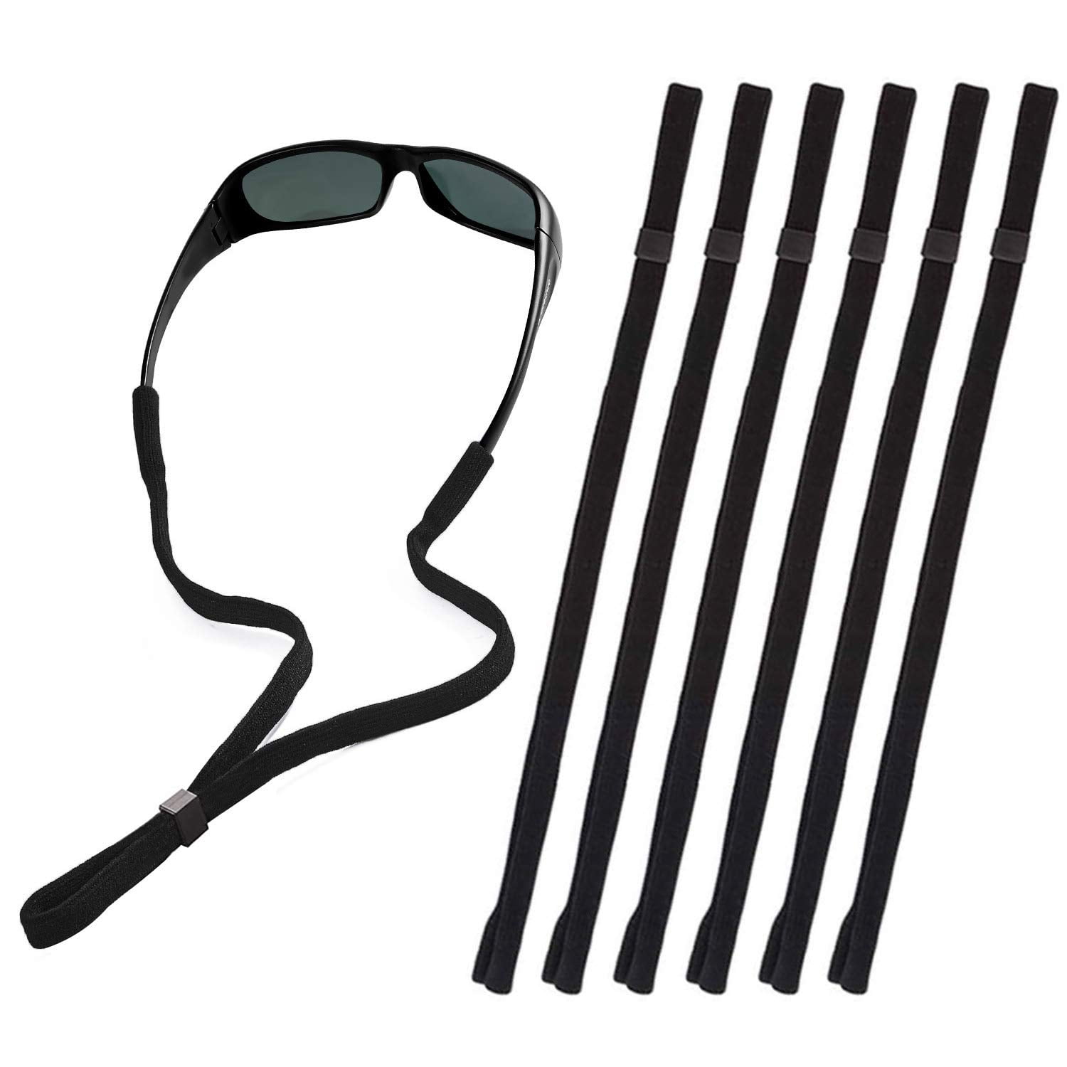 Correa Para Gafas Shinkoda De Nailon Negro Y Elastano Para Hombre Y Mujer