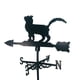 thumbnail image 2 of Forma De Gato De Decoración De Soporte De Metal De Granja De Jardín De Techo De Patio De Veleta De Hierro, 2 of 5