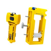 Bothyi - Mortajadora De Bisagras De Puerta, Fácil De Usar, Resistente Al Desgaste, Accesorios Prácticos Para Bricolaje, Color Amarillo