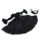 thumbnail image 1 of vestido de princesa adorable con tocado para 1/3 noche muñecas lolita negro, 1 of 3