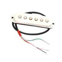Magideal - Juego De Pastillas Humbucker Para Guitarra Eléctrica, Circuito De Línea Completa, Conector De Puente Humbucker Alnico 5 Para Guitarra Eléctrica, Acces Blanco