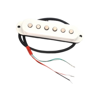 Magideal - Juego De Pastillas Humbucker Para Guitarra Eléctrica, Circuito De Línea Completa, Conector De Puente Humbucker Alnico 5 Para Guitarra Eléctrica, Acces Blanco
