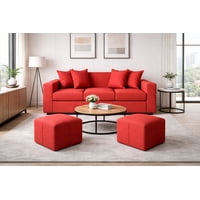 Genérico - Sofa +2Uff Benja Burdeo