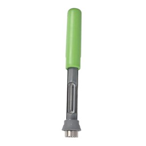 Magideal - Descorazonador De Manzanas, Descorazonador De Acero Inoxidable Para Peras, Pimientos Morrones, Herramientas De Cocina Para Herramienta De Extracción D Verde Gris