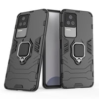 Foxdock Funda Antigolpes Para Xiaomi Poco F4 – Protección Total Con Soporte Y Diseño Robusto