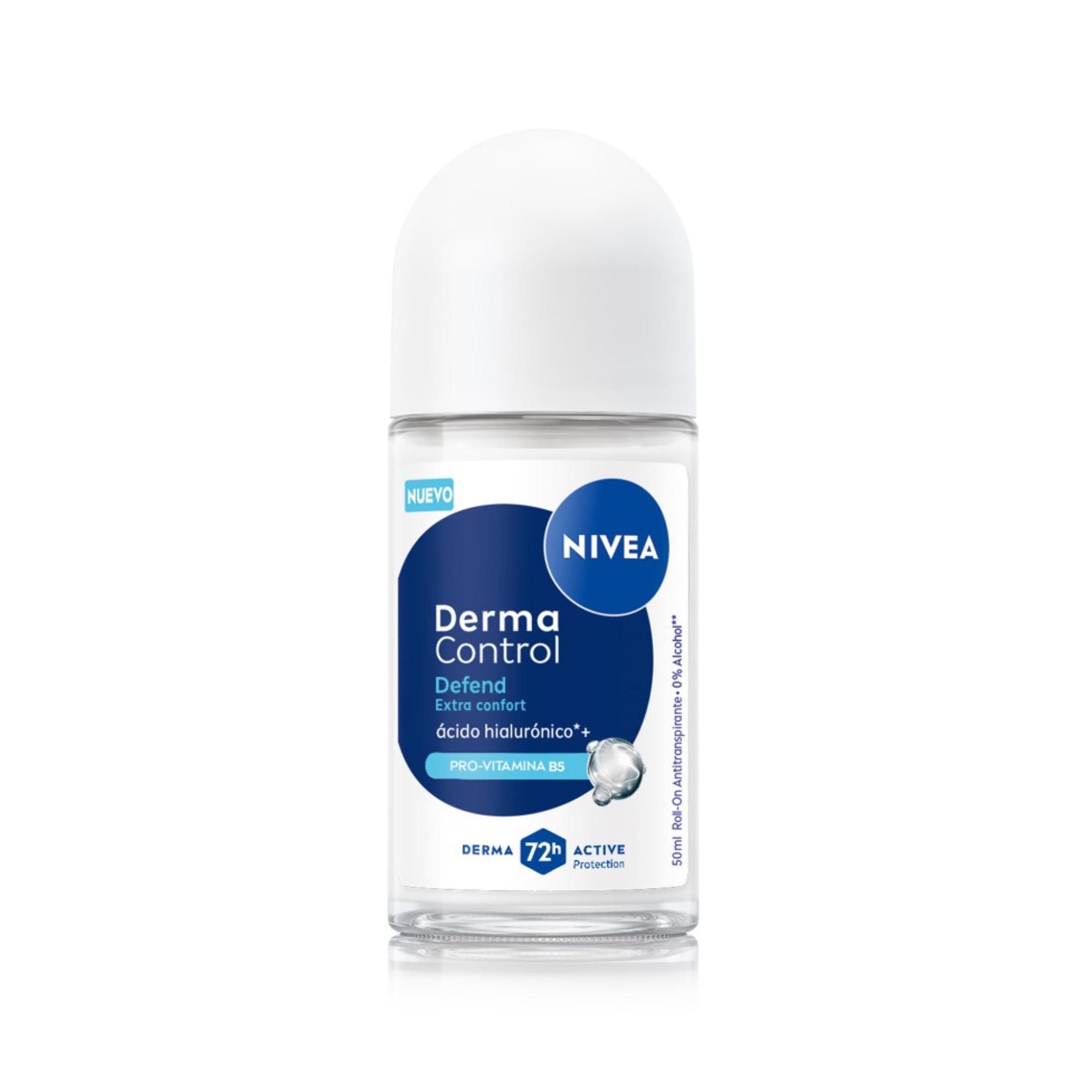 Desodorante Roll On Nivea Derma Control Defend Mujer