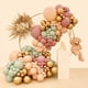 thumbnail image 1 of 140pcs, Balloon Garland Arch Set, Latex Balloons Include Vintage Pink Balloons, Macaron Green Balloons, Metallic Golden Balloons, Matte Skin Tone Balloons For Birthday Parties, Wedding Parties, Gradua, 1 of 2