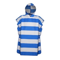 Ioensy - Poncho De Surf Absorbente De Sudor Toalla De Playa Con Capucha Hombres Mujeres Capa De Natación Azul Marino