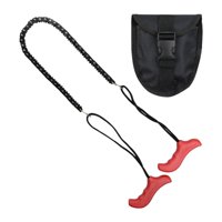 Magideal - Sierra De Camping Sierra De Cuerda Con Bolsa De Almacenamiento Sierra De Alambre De Acero Manual Portátil De Bolsillo Rojo