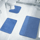 thumbnail image 1 of Juego De Tapetes Para Baño Suxumhao Azul 3 Piezas, 1 of 4