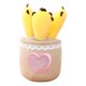 thumbnail image 4 of Plantas En Macetas Peluches Rellenos Mu?eca Suave Decoración Para El Hogar Garra De Oso Amarillo, 4 of 5