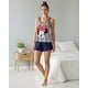 thumbnail image 1 of Pijama Mujer Minnie Mouse azul L, 1 of 7