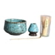 thumbnail image 5 of 4x juego de Matcha japonés Matcha tradicional, cuenco de Matcha, soporte de de cerámica, hecho a mano para soporte de de Matcha de , Azul, 5 of 5