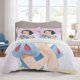 thumbnail image 1 of Snow White Bedding Sets Cartoon Duvet Cover Lightweight 3 Piece Bet Sets for Kids Boys Girls, 1 of 5