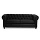 thumbnail image 1 of Sofa Florencia 3C Tela Velvet Negro, 1 of 4