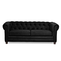 Latam Home - Sofa Florencia 3C Tela Velvet Negro
