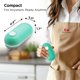 thumbnail image 3 of Abrelatas eléctrico Kitchen Mama Mini Plus en color teal con USB‑C, 3 of 6