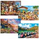 thumbnail image 1 of Rompecabezas BenBen 1000 piezas – Pack de 4 con temas de perros y lago, 1 of 9