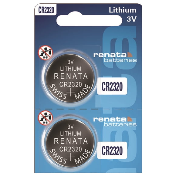 Pilas Renata CR2320 3 V de litio tipo botón (2 unidades)