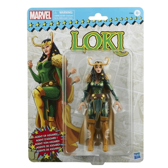 Figura de Acción Marvel Legends Series Retro Agente de Asgard Loki